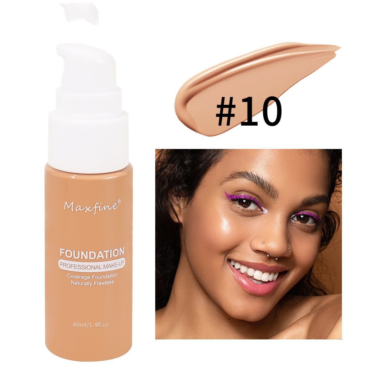 Flawless 12 Colours Liquid Foundation