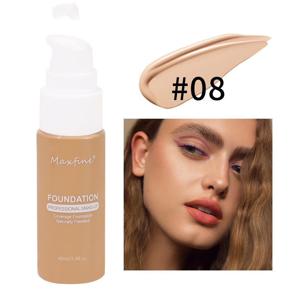 Flawless 12 Colours Liquid Foundation